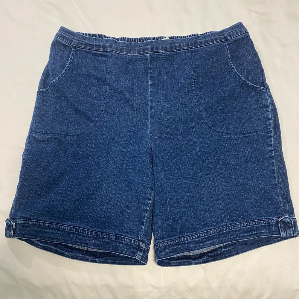 JMS Denim Shorts Womens Plus Size